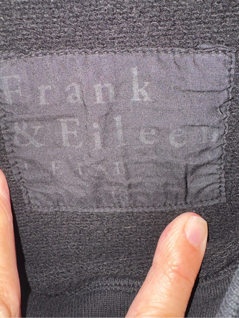 Frank & Eileen Donegal Unforgettable Triple Fleece Midi black Skirt - F - Picture 6 of 7